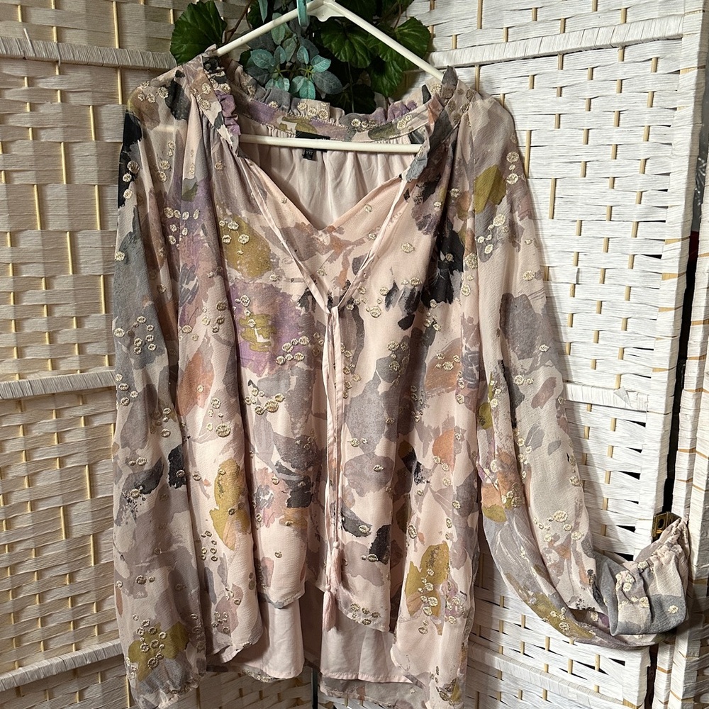 Floral Chiffon Blouse